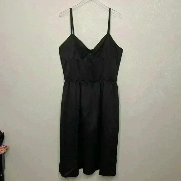 Boohoo Black Plus Scuba Sweetheart Skater Dress US 24 NWT - Picture 4 of 10